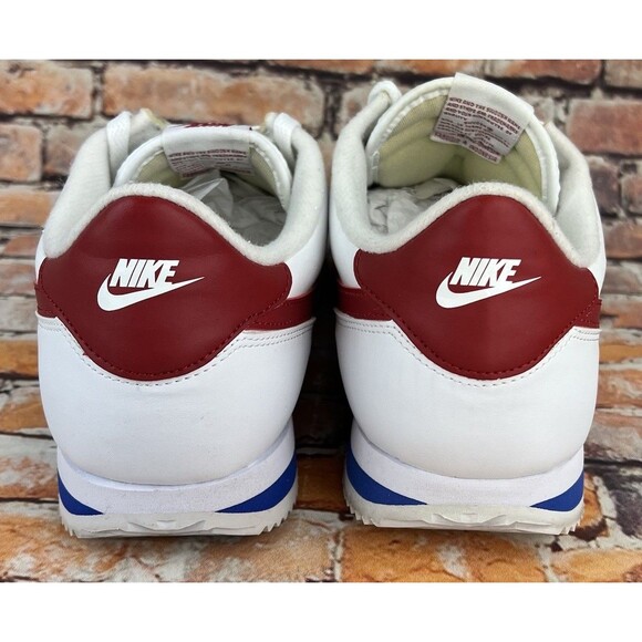 Nike Cortez OG Forrest Gump Mens Size 14 White Leather Sneakers Shoes 819719-103 - Picture 4 of 11